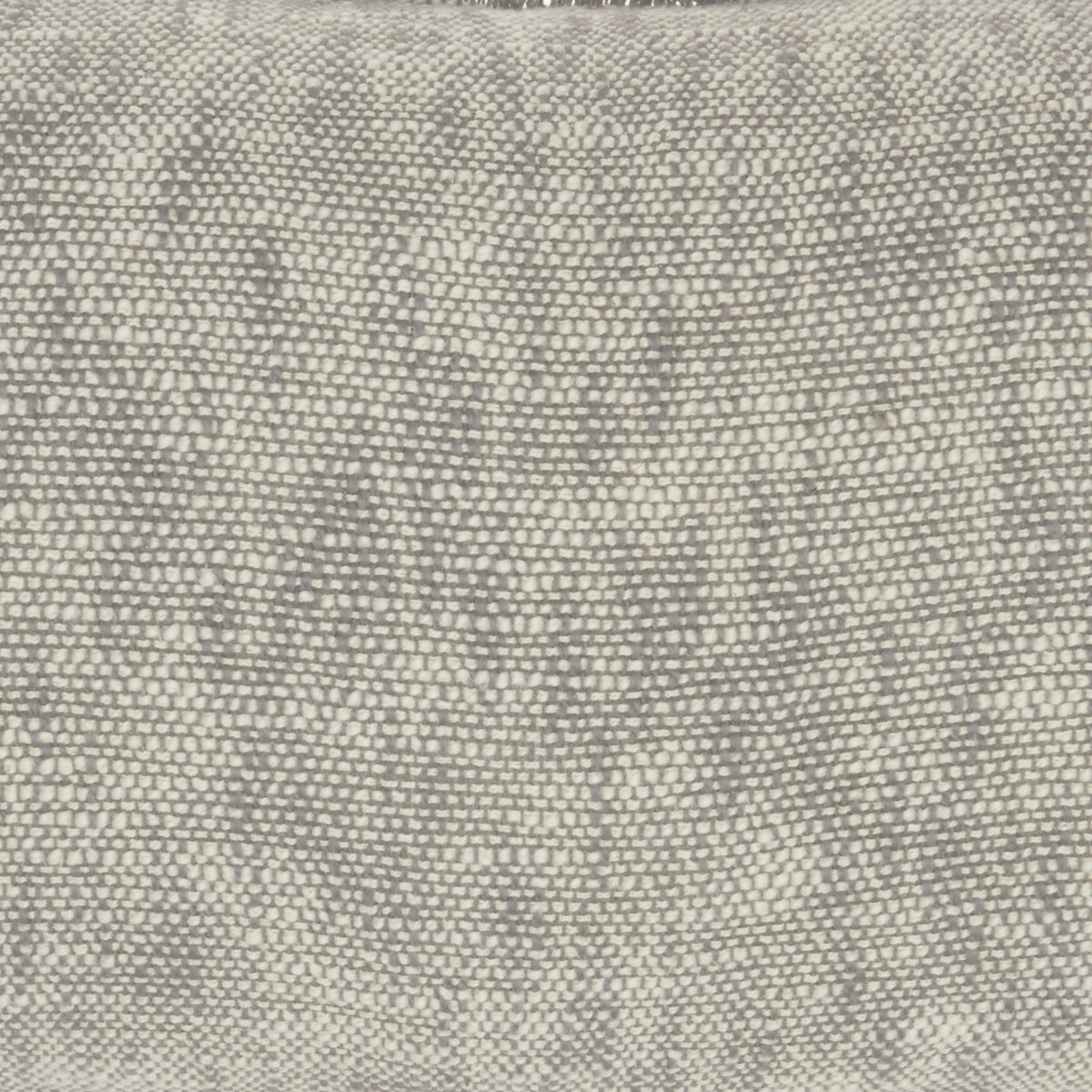 Gray and White Woven Heathered Lumbar Throw Pillow