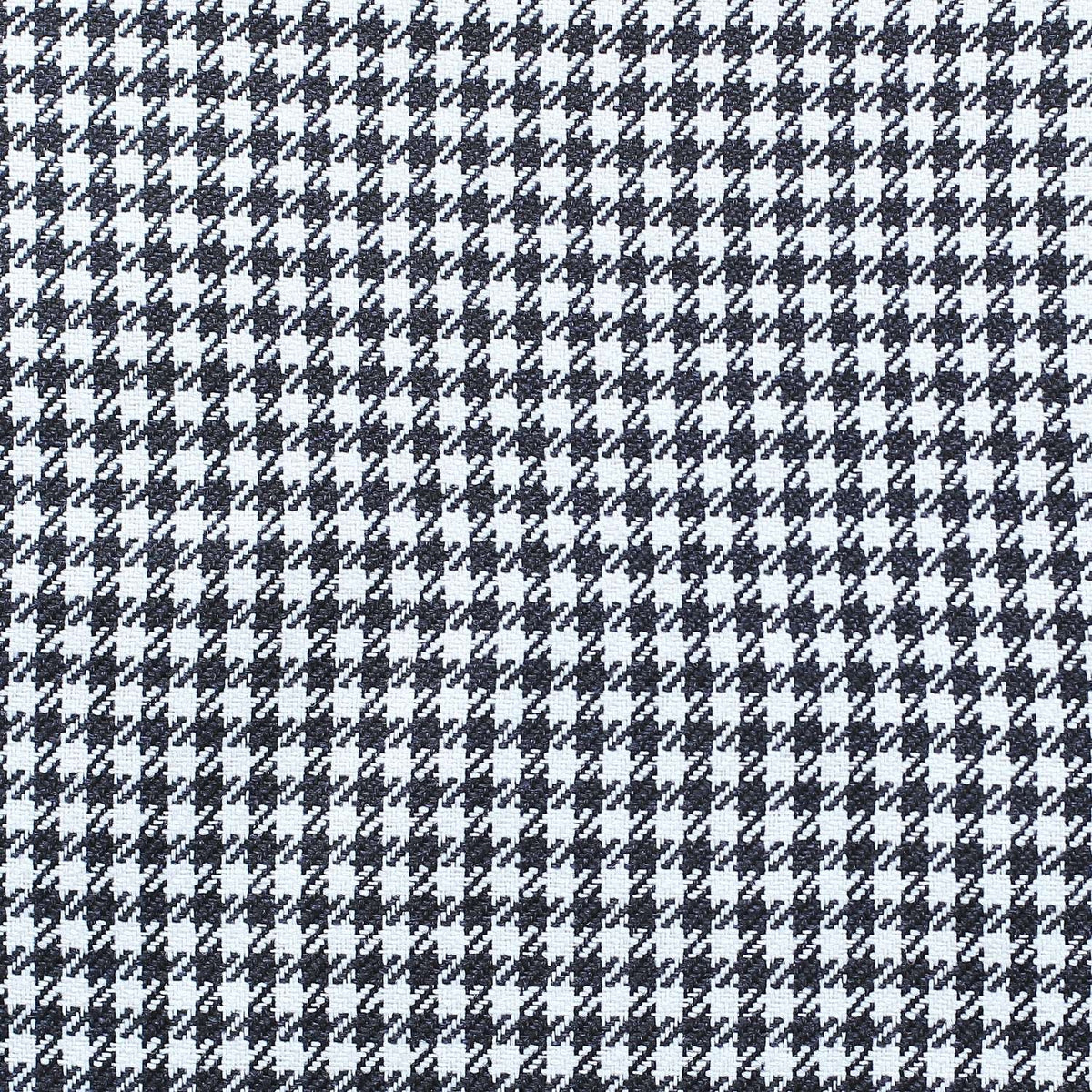 White and Black Houndstooth Lumbar Throw Pillow