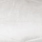 Quilted White Velvet Lumbar Throw Pillow