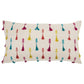 Bright Tone Feathered Arrows Lumbar Pillow