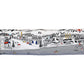 45" White Bend Daylight Skyline Lumbar Decorative Pillow