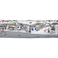 45" White Bend Daylight Skyline Lumbar Decorative Pillow