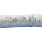 45" White Boston Daylight Skyline Lumbar Decorative Pillow