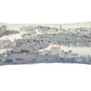 35" White Amsterdam Daylight Skyline Lumbar Decorative Pillow