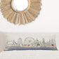 35" White London Daylight Skyline Lumbar Decorative Pillow