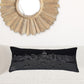 35" Black Madison Nighttime Skyline Lumbar Decorative Pillow