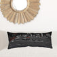 35" Black Memphis Nighttime Skyline Lumbar Decorative Pillow