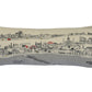 35" White New Orleans Daylight Skyline Lumbar Decorative Pillow